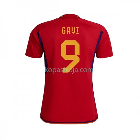 Billiga Fotbollströjor Spanien Gavi 9 Hemma tröja WM 2022 Kortärmad